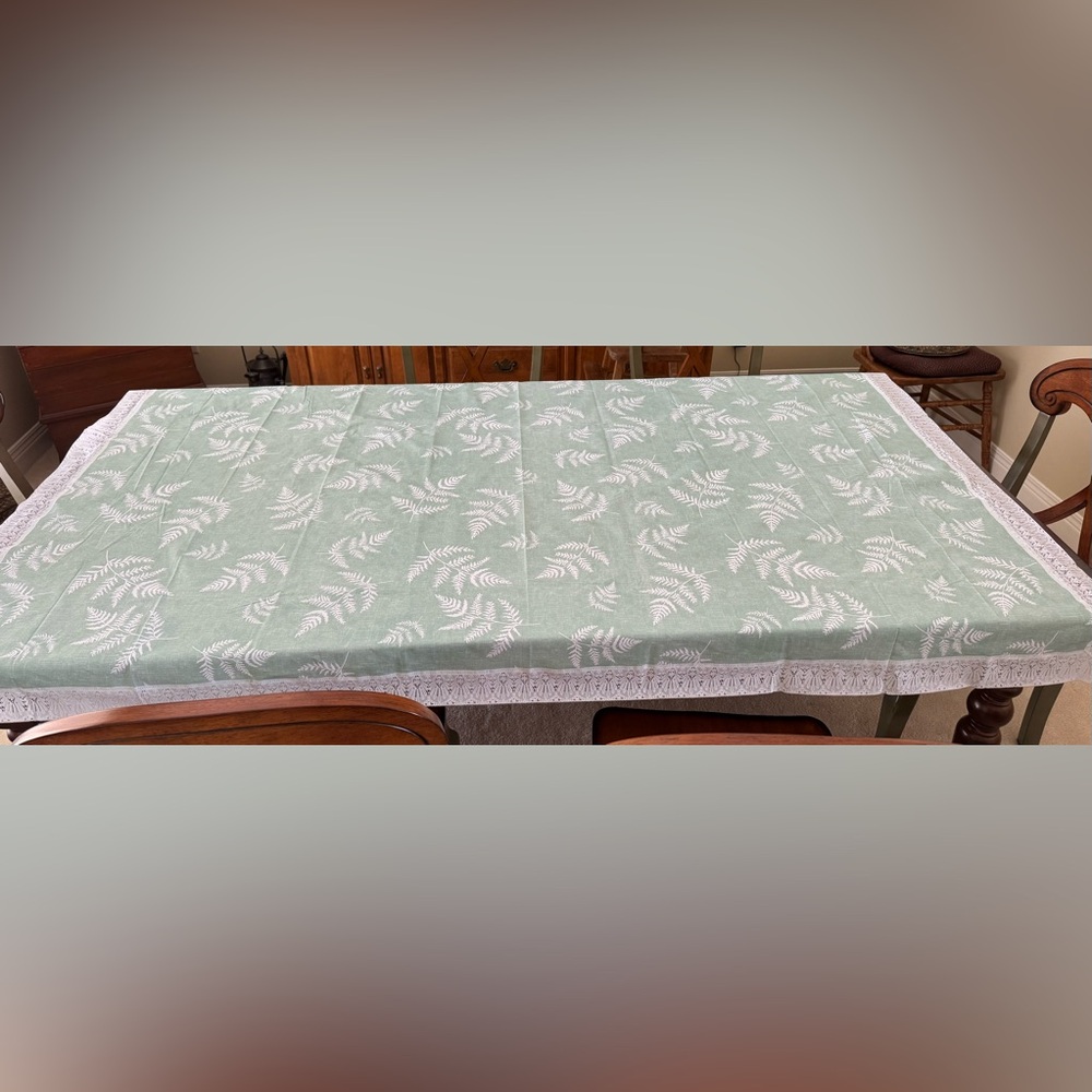 Beautiful vinyl tablecloth